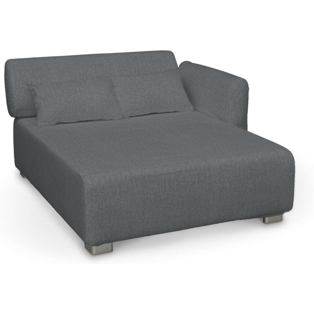 Poltrona confortevole Dekoria Ricambio rivestimento poltrona Mysinge grigio