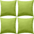 Cuscini decorativi rivestimento in tessuto verde