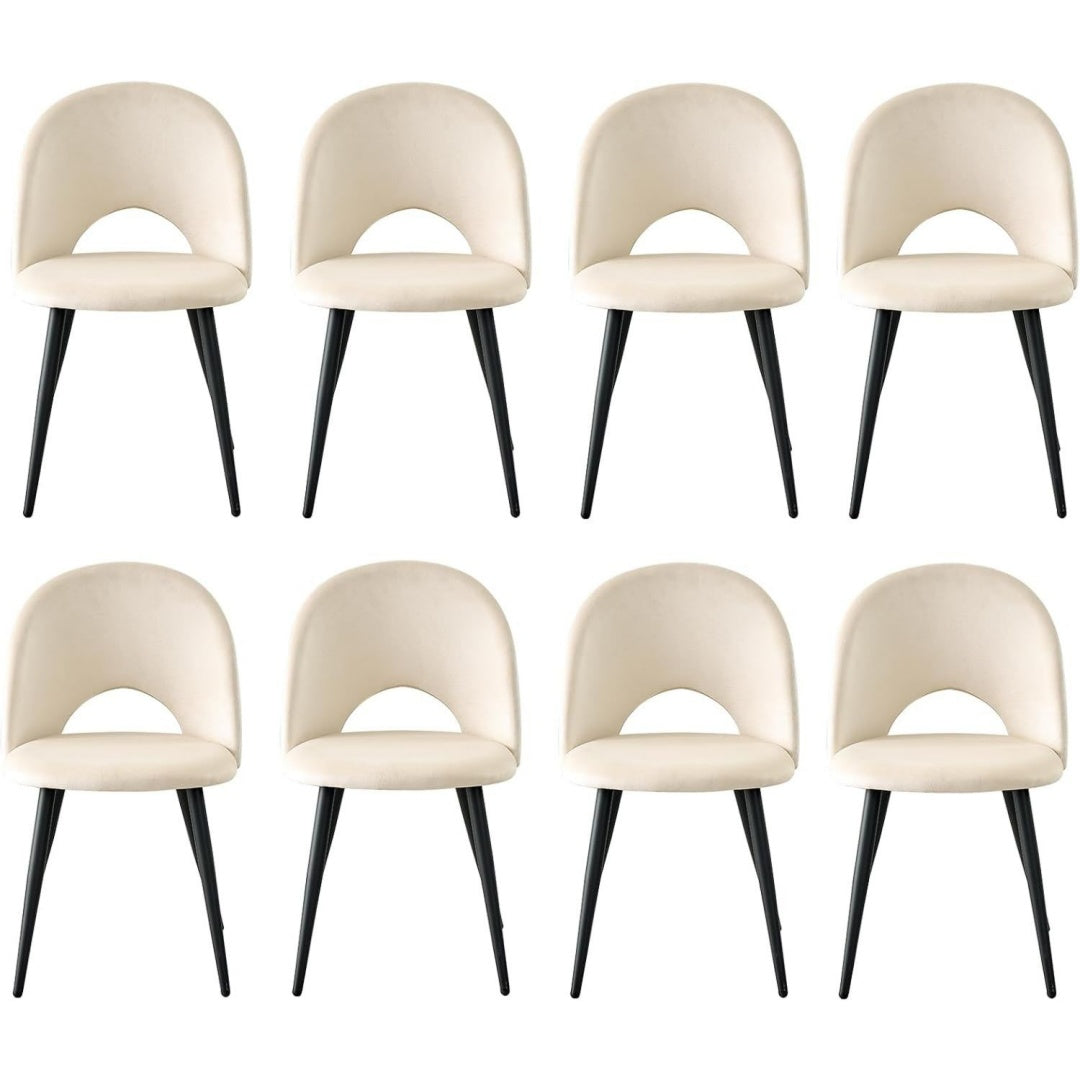 Arredo per soggiorno struttura in metallo rivestimento in velluto beige