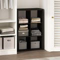 Scaffale contenitore con ripiani rovere