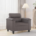 Divano confortevole grigio con braccioli