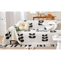 Seduta lounge AMDXD Copripoltrona forma foglie, pezzi, nero