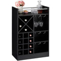 Porta bottiglie da vino con ripiani rosso